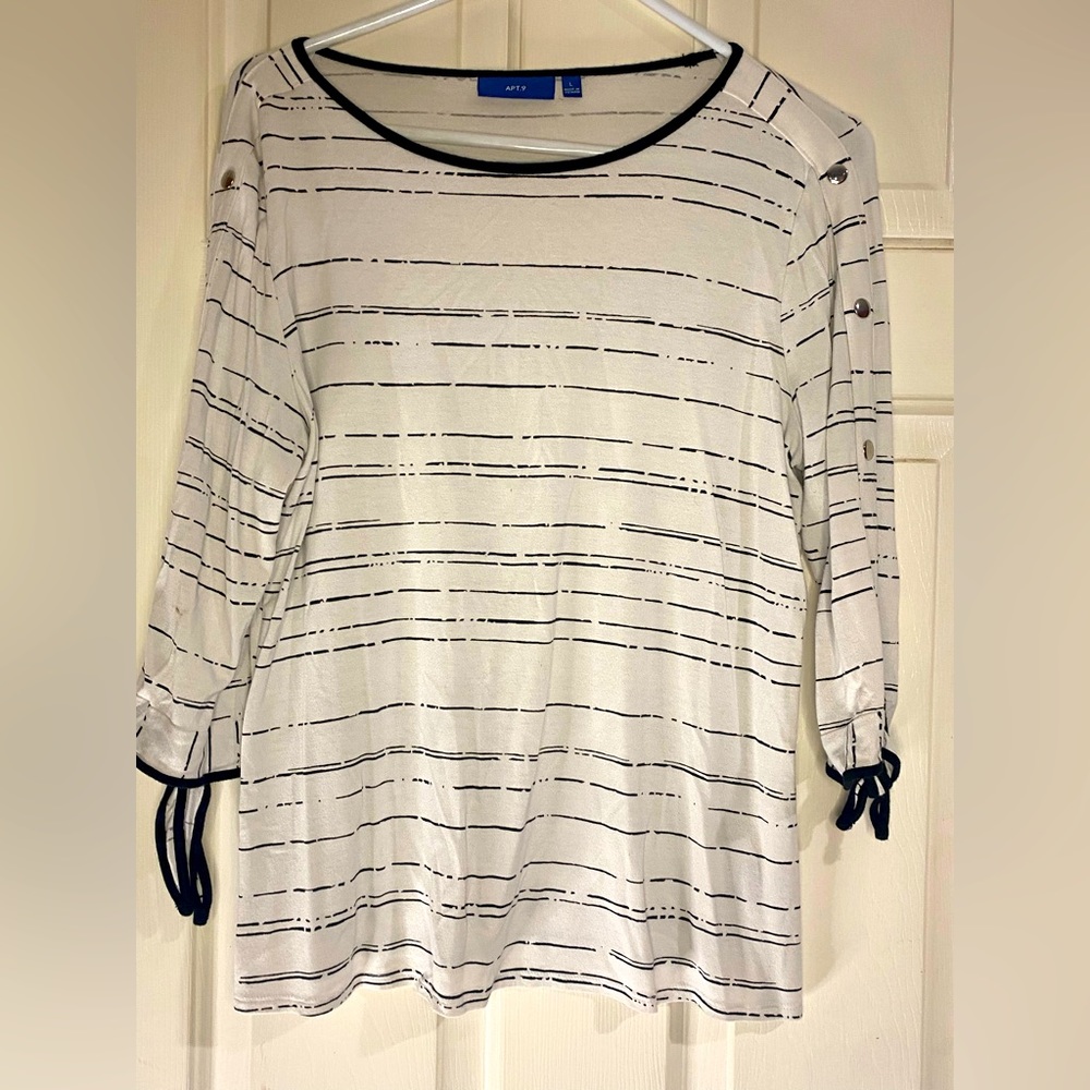 Apt. 9 Embellished Long Sleeve Shirt